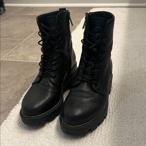 Sam Edelman leather combat boots